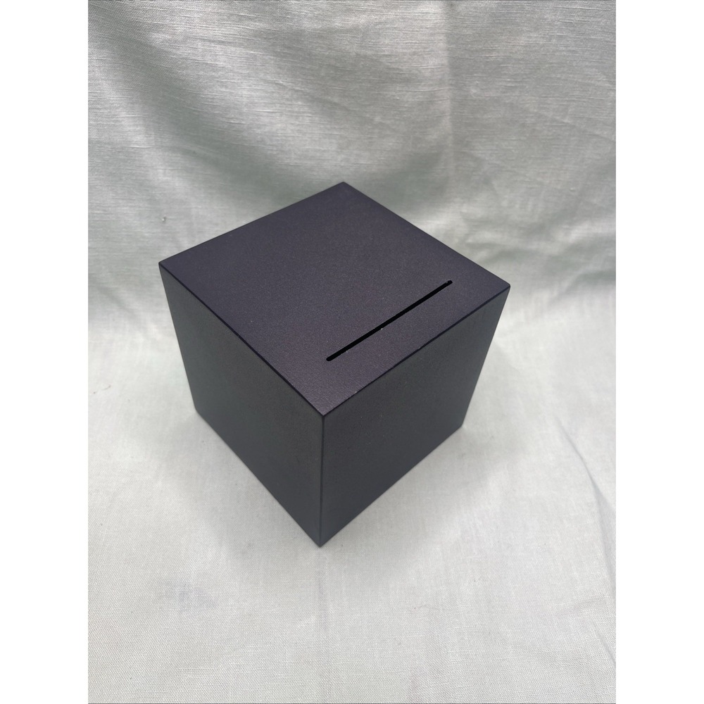 Metal Discipline Savings Bank No Opening Money Box Impossible Piggy Bank Cube